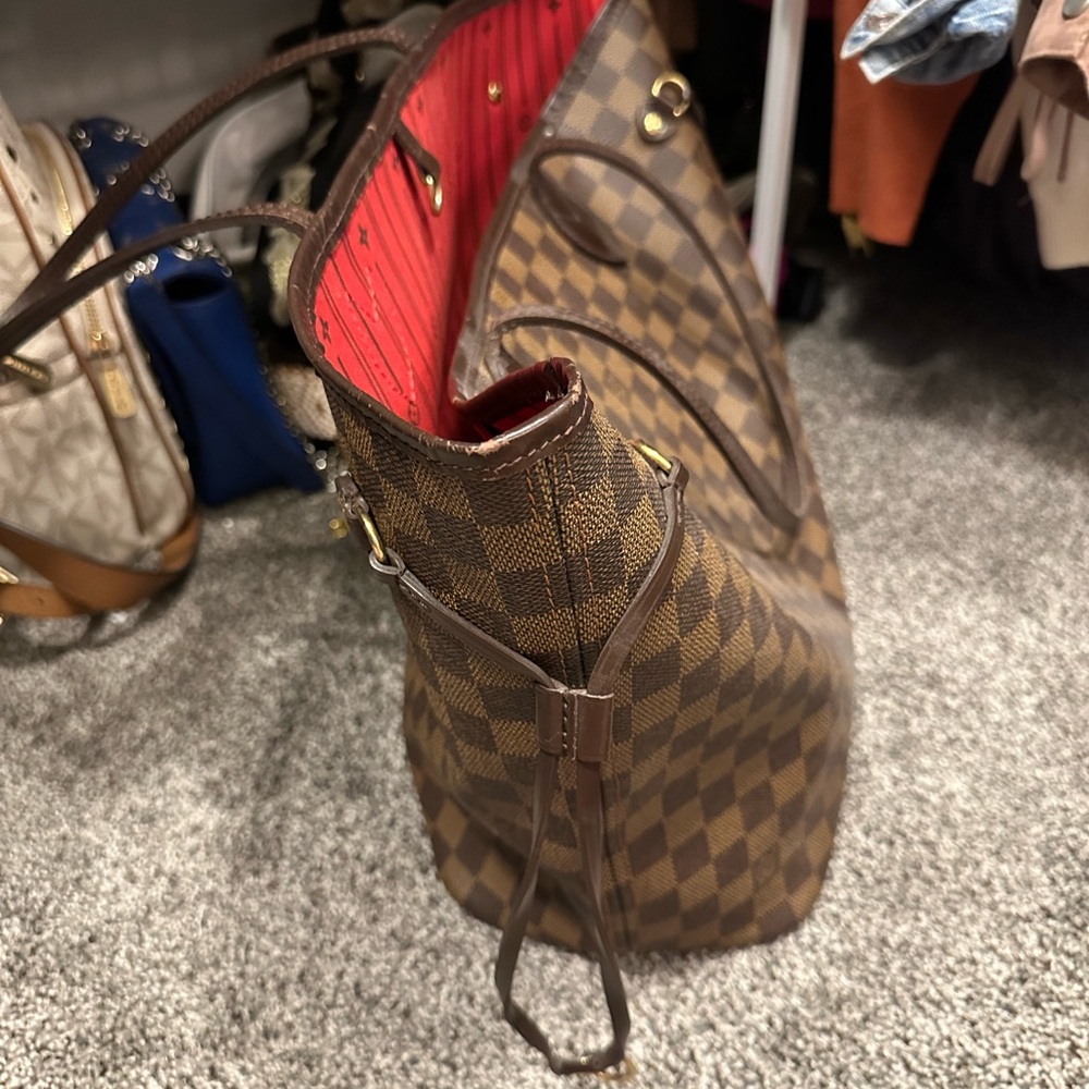 Authentic Louis Vuitton Neverfull MM Damier Ebene - Picture 3 of 10